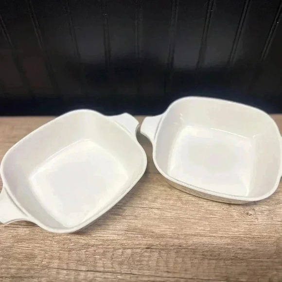 Vintage Corning Ware petite pans. Made in USA. Set of 2. Blue flowers - Picture 2 of 7